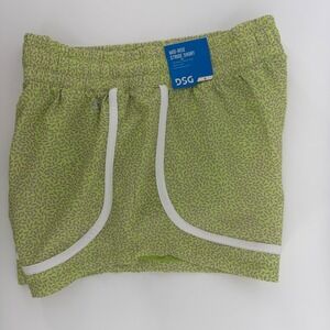 DSG Girls Mid-Rise Stride Short Neon Pear Green Size M 10-12 NWT DAG14108PBPRT